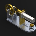 rendering of the Stirling Engine
